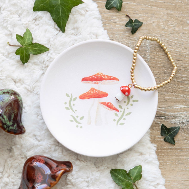 Round Mushroom Trinket Dish