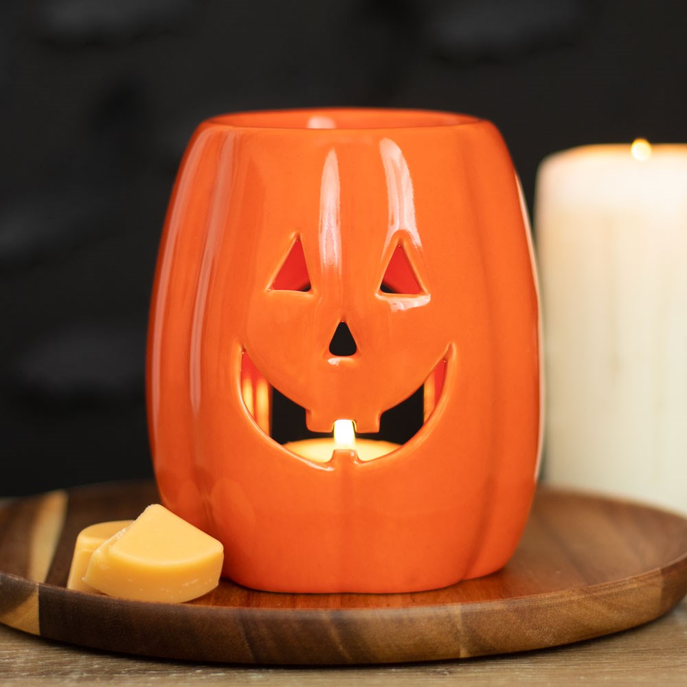 Jack-o-Lantern Pumpkin Oil Burner and Wax Warmer