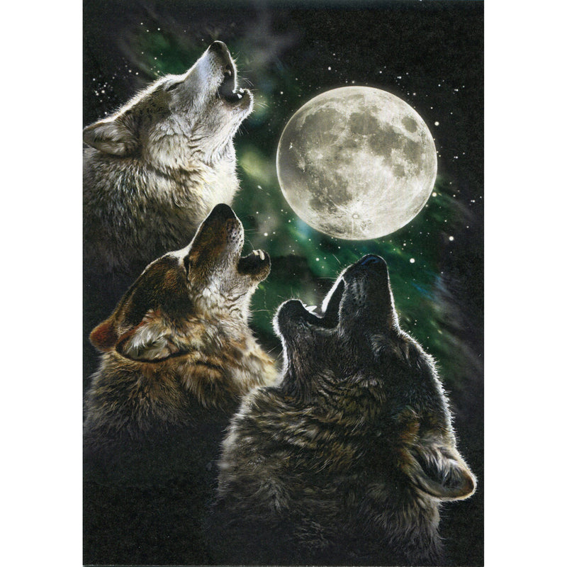 Three Wolf Moon Card