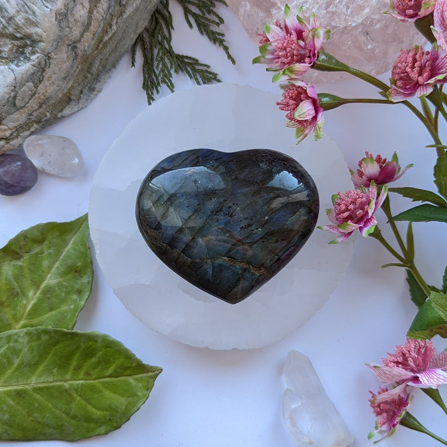 Labradorite Heart (130-139g)