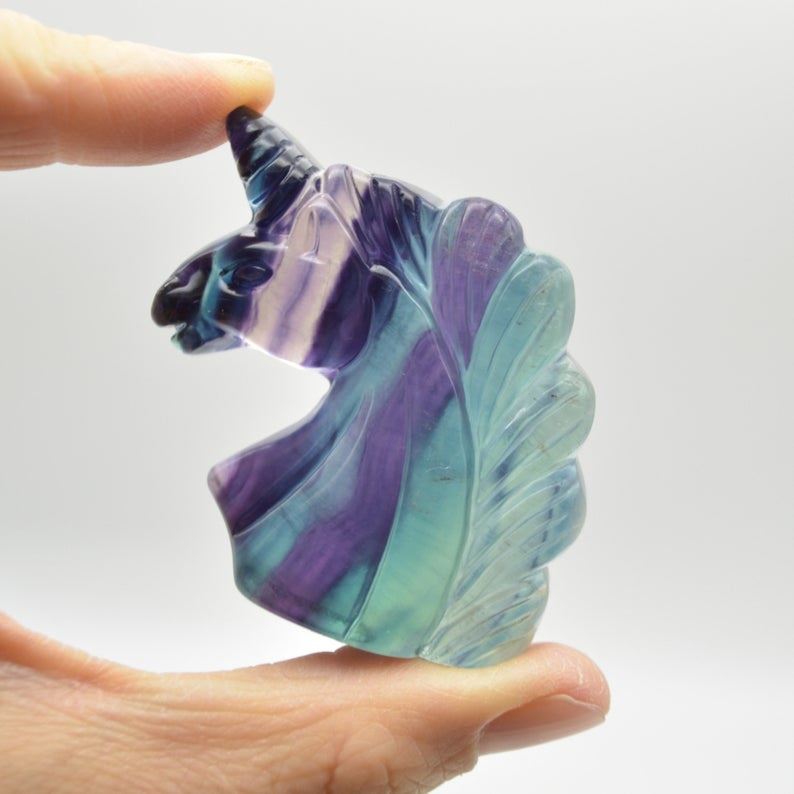 Rainbow Fluorite Unicorn 1