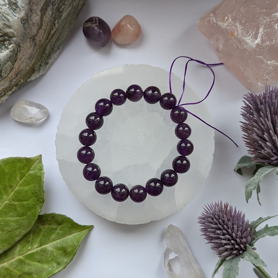 Amethyst Crystal Power Bracelet