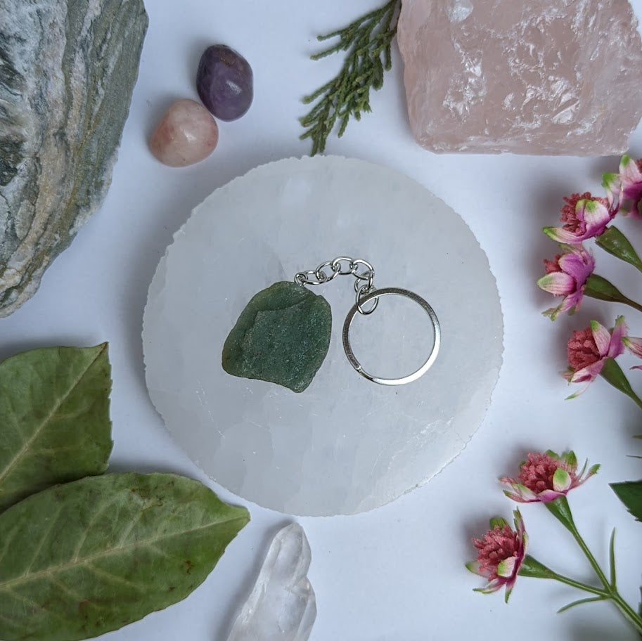 Green Aventurine Keyring