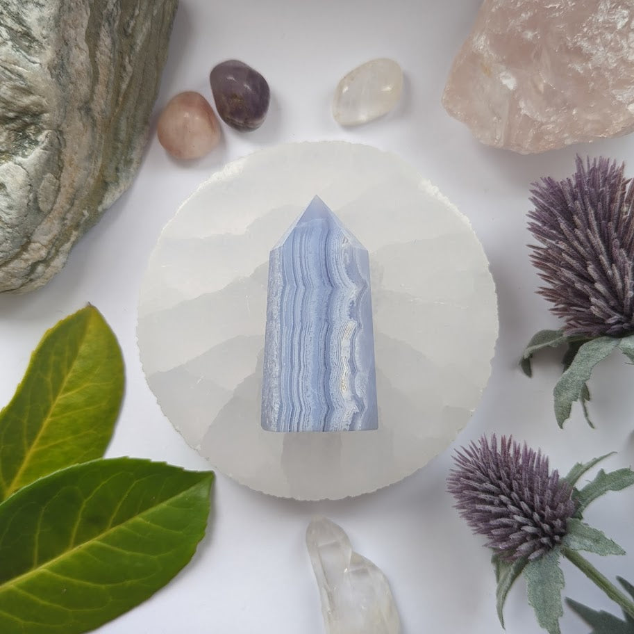 Blue Lace Agate Point 2