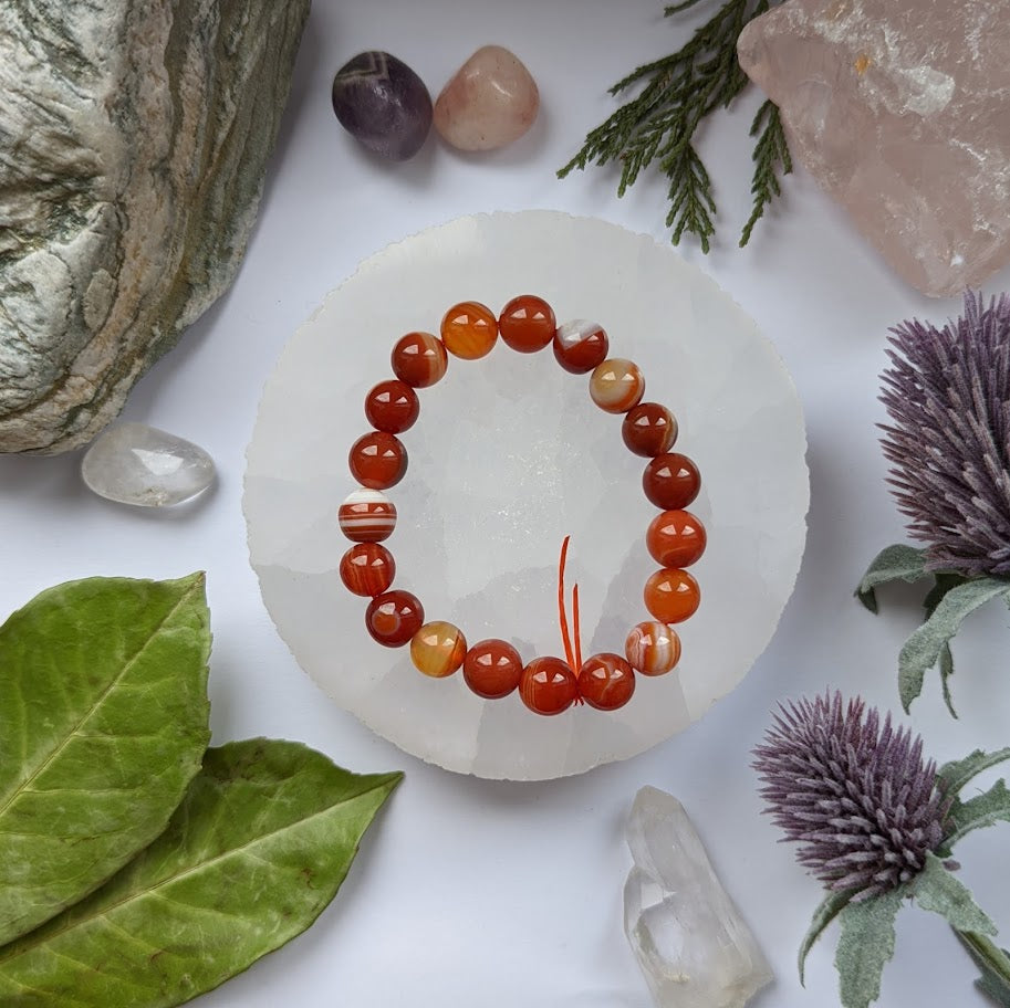 Carnelian Crystal Power Bracelet