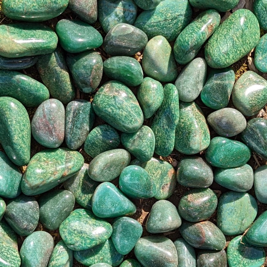 Green Quartz Tumblestone