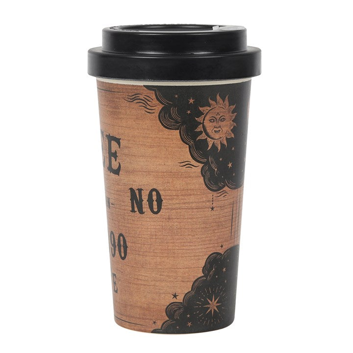 Classic Talking Board Bamboo Eco Travel Mug