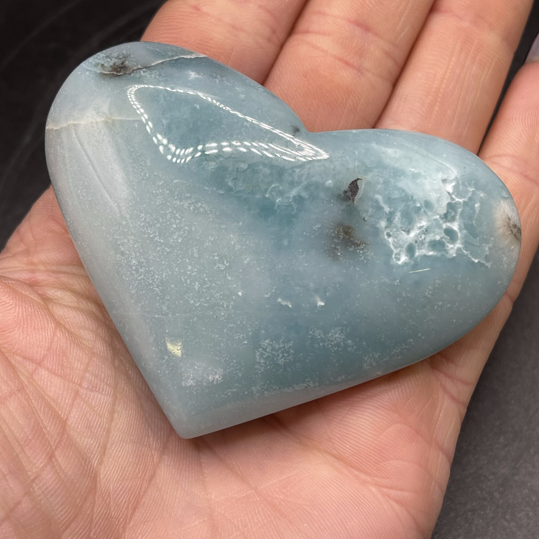 Caribbean Calcite Heart 90-99g