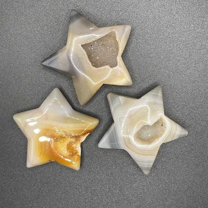 Agate Druzy Star