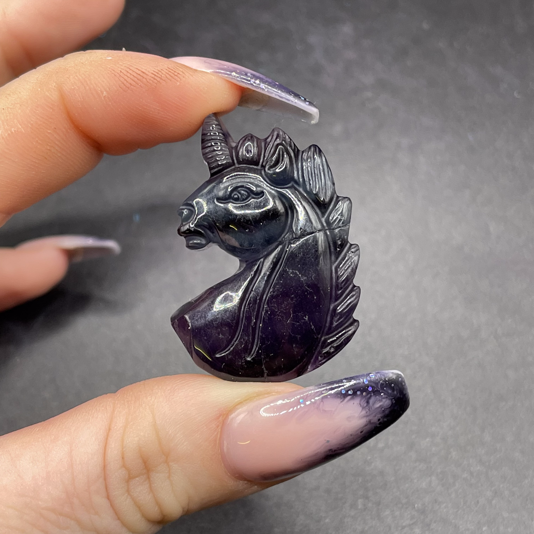 Rainbow Fluorite Mini Unicorn