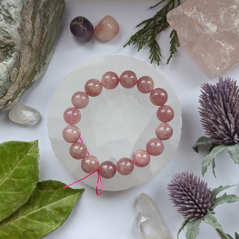 Rose Quartz Crystal Power Bracelet