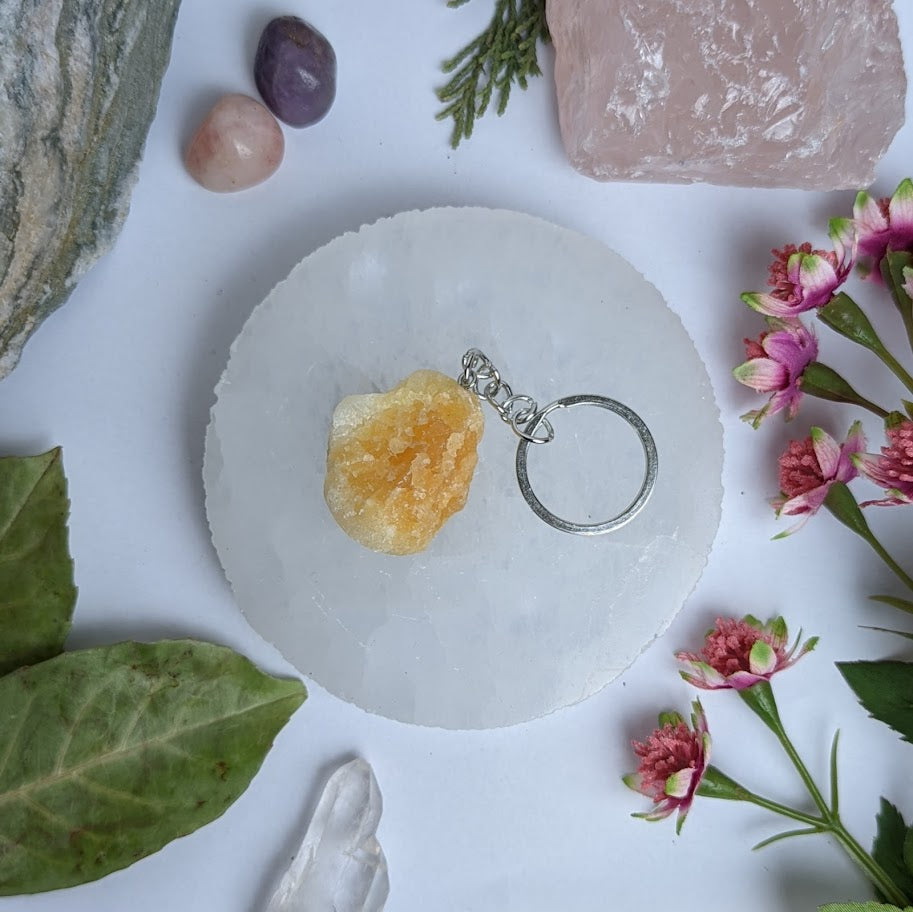 Calcite Keyring